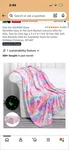 Salimah Glow In The Dark Unicorn Blanket Multicolor Soft 50X60 Kids Teens Girls. Fixed Price $14.50.
