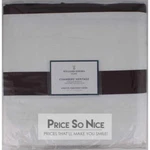 Williams Sonoma Chambers Heritage Brown Cali King Duvet Cover - Msrp $399. Fixed Price $53.99.