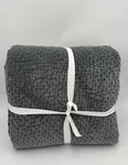Pottery Barn Cross Stitch Velvet Quilt Full/queen Steel Blue. Fixed Price $189.55.