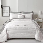 Boho Comforter Set King SIZE,7 Pieces Grey White Geometric Bohemian Bed Bag. Fixed Price $77.99.