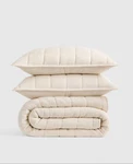 Nwt Quince Organic Airy Gauze Box Quilt Set Full Queen Undyed Cotton $159.90. Fixed Price $89.99.