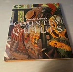 Vintage 1992, Living "country Quilts" 20 To Make Hardcover Book. Fixed Price $14.99.