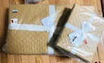 Pottery Barn Heirloom Scallop Quilt Set Harvest Gold Queen 2 Standard Shams 3P. Fixed Price $299.00.