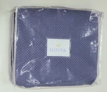 Matouk M026 Alba Full/queen Quilt Steel Blue Cotton Sateen 600 Thread Count. Fixed Price $379.99.