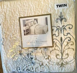 Qulted Bedspread Twin - Addie Peking Handicraft Brand New Embroidered. Fixed Price $99.95.