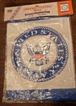 New Creative United States Navy Screen Printed Flag 13" X 18". Fixed Price $15.00.