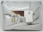 Hotel Collection Lateral 180 Tc Cotton Geometric Quilted Coverlet Queen Silver. Fixed Price $82.36.