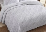 Tommy Bahama Distressed Water Leaves Quilt King Pelican Grey 104" X 96". Fixed Price $78.90.