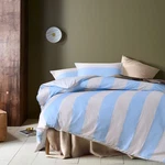 Accessorize Regency Blue Striped Washed Cotton Quilt Cover Set. Fixed Price $78.87.
