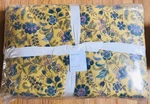 Pottery Barn Bette Floral Quilt Yellow Blue White King 2 Euro Shams Reversible. Fixed Price $279.00.
