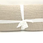 Pottery Barn Belgian Flax Linen Handcrafted Quilt Cal/king Dark Luxury. Fixed Price $249.99.