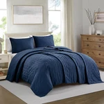 Ultrasonic Quilt Set 3-PIECE King/ck Bedding Pre-washed Microfiber Sof. Fixed Price $48.99.