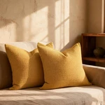 Pillow Covers 26X26 Set Of Cotton Euro Shams With Hidden Zipper Wrinkle Res.... Fixed Price $44.68.