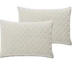 New! Mainstays Solid Basketweave Standard Size Pillow Sham Ivory 1 Pieces. Fixed Price $12.99.
