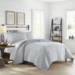 Twin Willow Way Ticking Stripe Quilt & Sham Set Navy - Stone. Fixed Price $25.99.