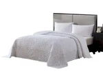 Beatrice Home Fashions Wedding Ring Chenille Bedspread, King, White Bedding. Fixed Price $96.44.