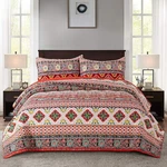 Newlake Cotton Bedspread Quilt Sets-reversible Patchwork Coverlet Set, European. Fixed Price $67.45.