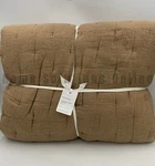 Pottery Barn Everyday Linen Reversible Comfort Quilt Bronze King Cal #U1007. Fixed Price $277.51.