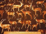 Quilt Fabric By The Yard Deer Buck Fawn Doe Brown Premium Cotton. Fixed Price $8.49.
