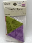 Fabric Central Triangle Cotton Charms Shopping Tote Quilt Project Included 120PC. Fixed Price $19.95.