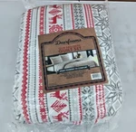 Dearfoams 3-PIECE Comforter Shams Set King Red New. Fixed Price $36.97.