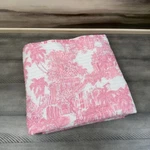Pottery Barn Lilly Pulitzer Palm Beach Toile Quilted King Pillow Sham Pink Flaw. Fixed Price $45.95.