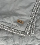 Ugg Devon Braid 3-PIECE With 2 Shams Lightweight Quilt Set King Gray Violet. Fixed Price $85.99.
