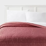 Full/queen Rose Pink Satin Quilt - Room Essentials. Fixed Price $24.95.
