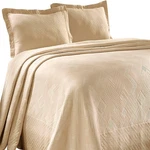 Superior 100 Cotton Geometric Fret 3-PIECE Scalloped Bedspread Set Queen Ivory. Fixed Price $66.89.