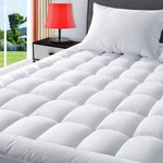 Fitted Mattress Topper Bedding Pad Cover Protector 72D Breathable Quilted 4 Size. Fixed Price $28.49.