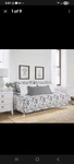 Laura Ashley Amberley Cotton Black & White Twin Quilt 66X88 Inch. Fixed Price $50.00.