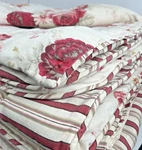 Waverly Norfolk Rose Garden Comforter Full Cottage Shabby Reversible Excellent. Fixed Price $82.00.
