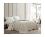 Beatrice Home Fashions Channel Chenille Bedspread, King, Ivory. Fixed Price $83.28.
