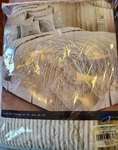 & Home Twin Sandbridge-quilt Only Seashells Starfish Teal Brown Cream Mother. Fixed Price $19.99.