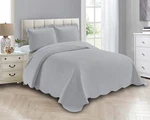 Linen Plus Luxury Oversized Coverlet Embossed Bedspread Full/queen, Silver. Fixed Price $60.99.