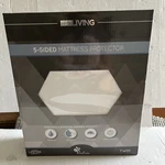 Lux Living Pure Care 5 Sided Mattress Protector Twin New Nib. Fixed Price $7.20.