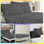 Superior Egyptian Cotton Bed Sheets 1000TC Select Item & Size Gray Solid. Fixed Price $59.84.