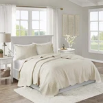 Madison Park Tuscany Quilt Set-casual Damask Medallion Stitching Design. Fixed Price $70.19.