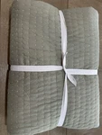 West Elm Solid Voile Quilt Full Queen Celadon. Fixed Price $79.00.