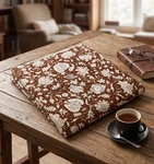 Indian Block Print Handmade Cotton Kantha Quilt Brown Queen Size Blanket. Fixed Price $57.82.