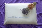 BEANS72 Aromatherapy Buckwheat Pillow - King Size 20"X36" *made Usa. Fixed Price $104.99.
