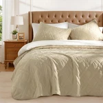 Queen Size Reversible Quilt Set, Soft Lightweight Bedspread, Modern Geometric Co. Fixed Price $27.99.