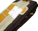 Pottery Barn Kids Brown Yellow Service Full Queen Quilt 2 Standard Sham. Fixed Price $92.00.