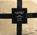 Ralph Lauren Classic Micromink Blanket King Cream 108"X90" Luxuriously Soft Chic. Fixed Price $64.99.