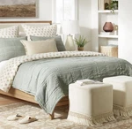 King+ Waffle Matelasse Quilt Light Teal Green - Threshold Designed Studio Mcgee. Fixed Price $89.00.