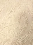 Historic Charleston Foundation Queen Size Matelasse Bedspread Cotton Embossed. Fixed Price $67.95.