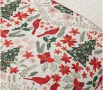 Berkshire Artist Series Coverlet & Sham Set- Queen Blush Cardinals. Fixed Price $53.99.