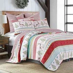 Levtex Home Merry & Bright Collecion Comet And Cupid Quilt - Full/queen.. Fixed Price $68.99.