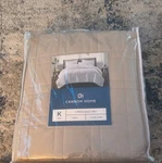 Cannon Home 3-PIECE Quilt Set King Beige. Fixed Price $49.95.