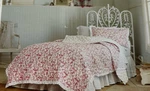 Rachel Ashwell Simply Shabby Twin Quilt Pinks Paisley Rosebud Ruffle New. Fixed Price $124.50.